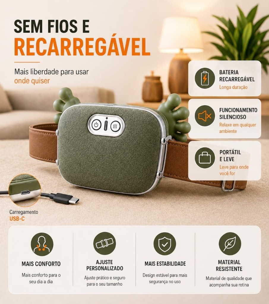 Sem fios e recarregável